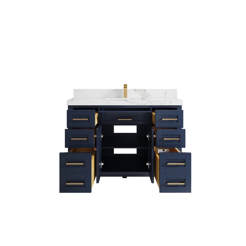 Willow Collections 48 in. W x 22 in. D Cambridge Single Sink Bathroom Vanity with Countertop