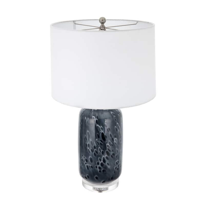 D16.9''xH28'' Ellis Glass Table Lamp