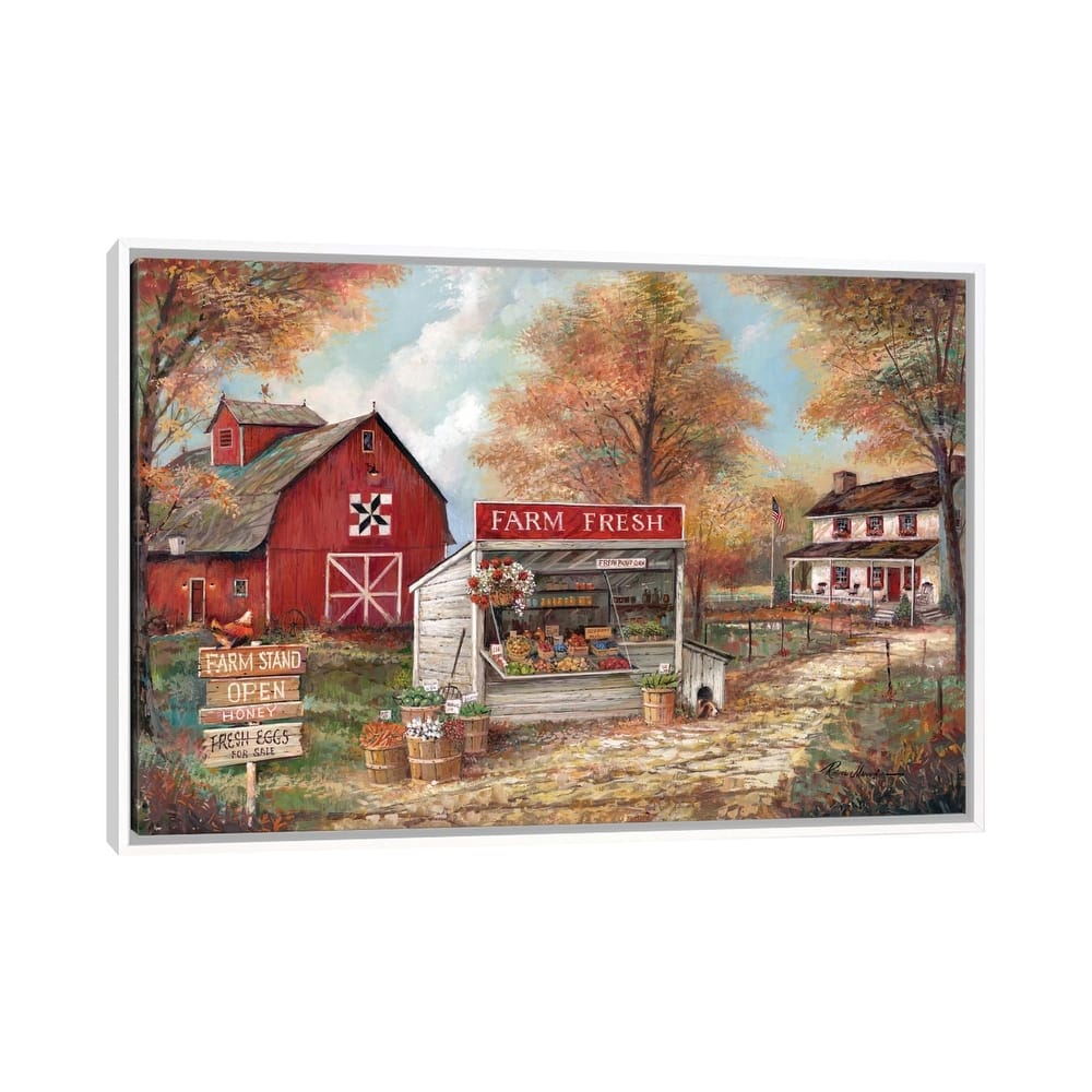 iCanvas "Farm Fresh" by Ruane Manning Framed Canvas Print