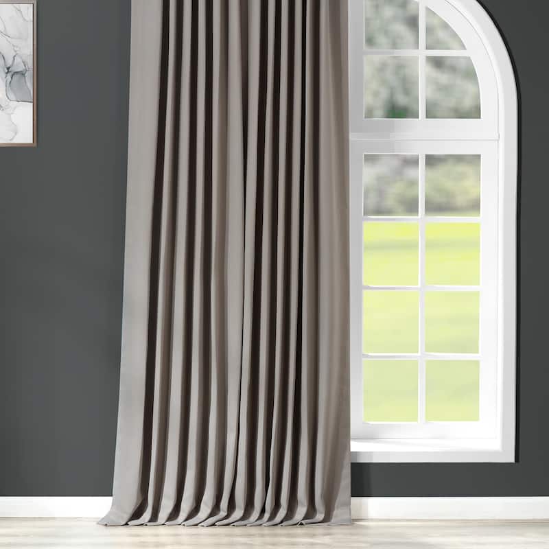 Exclusive Fabrics Extra Wide 96-Inch Room Darkening Curtain (1 Panel)