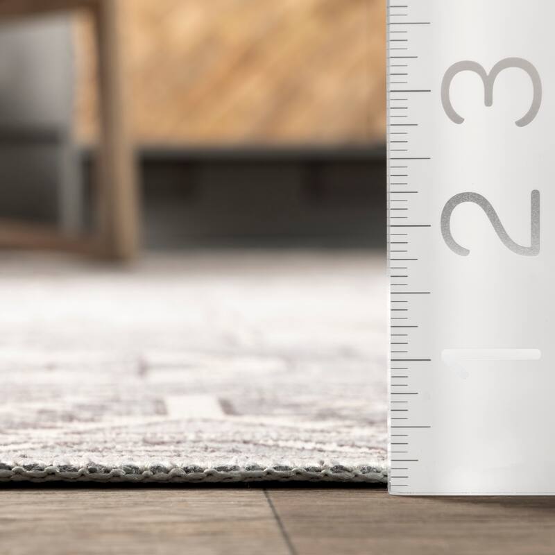 Nuloom Layana SplashGuard Geometric Machine Washable Area Rug