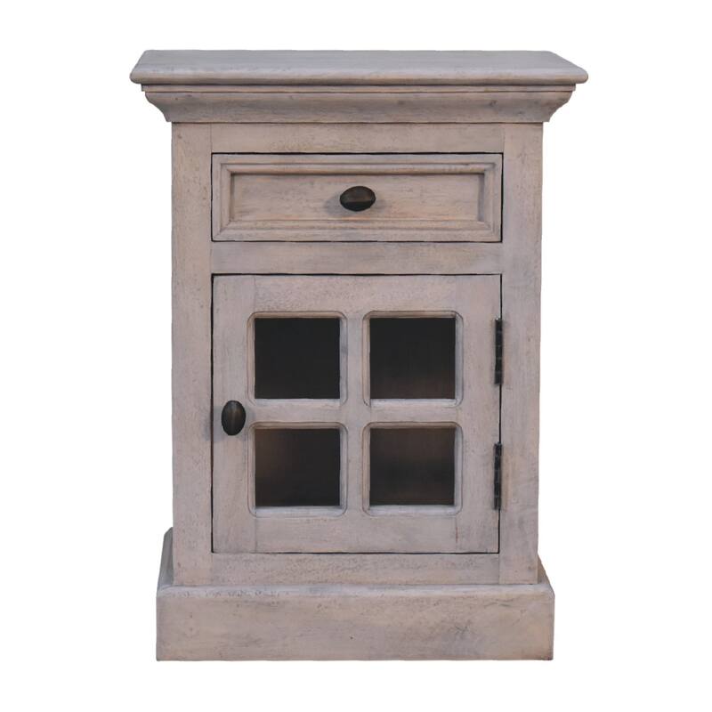 Contemporary Design Drawer Nightstand with Door,Durable And Sturdy - Multi - 1-drawer