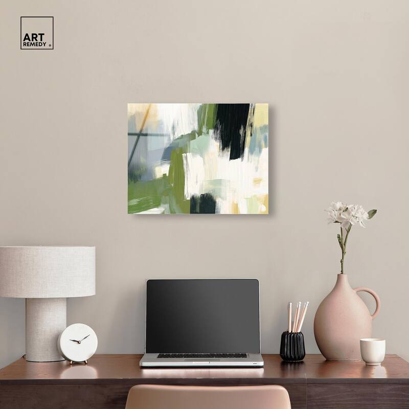 Moss Layers I Acrylic by Art Remedy, Ready to Hang