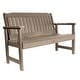 preview thumbnail 8 of 40, Lehigh 4-foot Eco-friendly Synthetic Wood Garden Bench Woodland Brown