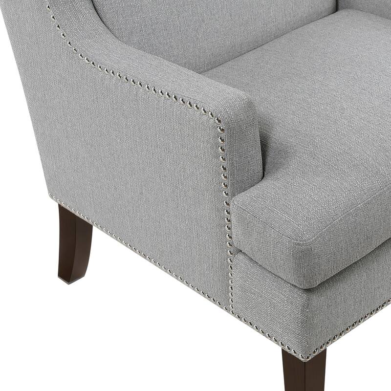 LaFollette 29" Textured Accent Chair - Nailhead Trim