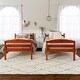 preview thumbnail 31 of 79, Walker Edison Solid Wood Twin Size Bunk Bed with Trundle
