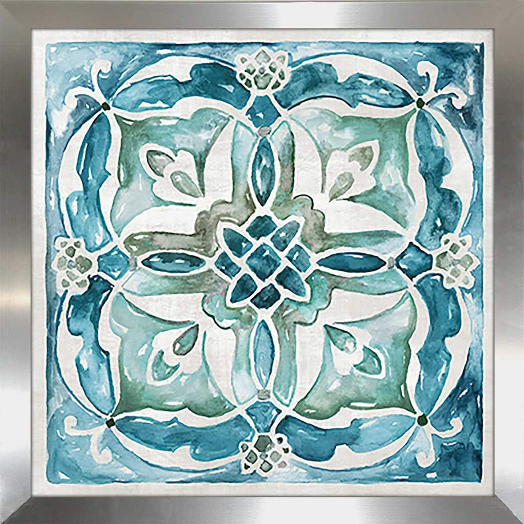 "Carribean Tile III (Square)" by Nan Print on Acrylic