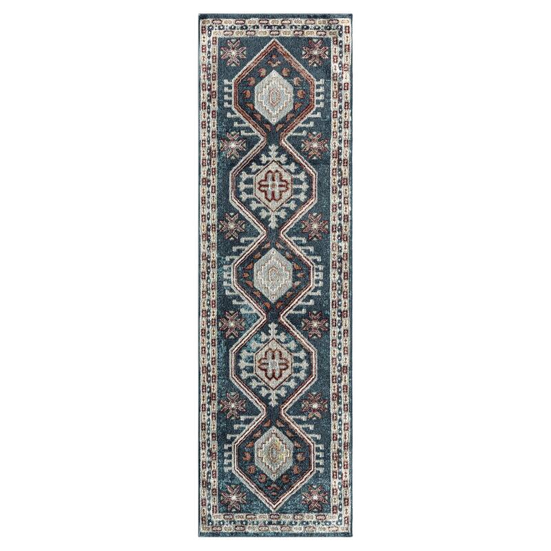 Everwash Treasure Saul Southwest Geometric Machine Washable Area Rug