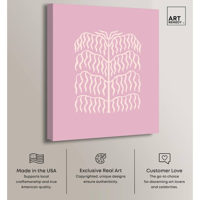 Lavender Mauve Canvas by Art Remedy, Gallery Wrapped