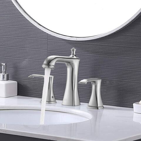 BATHLET 2 Handles 3 Holes Bathroom Sink Faucet