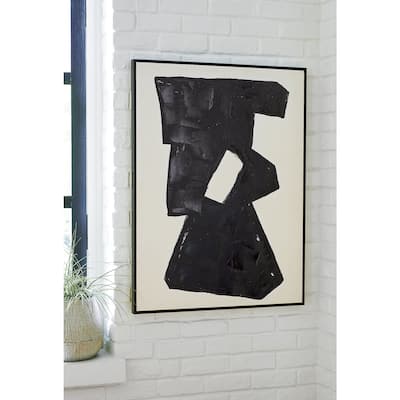 Signature Design by Ashley Garviery Black/Cream Wall Art