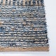 preview thumbnail 15 of 13, SAFAVIEH Handmade Cape Cod Coastal Jute Rug 2' x 3' - Natural/Blue