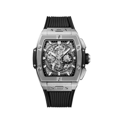 Hublot 42mm Big Bang Chronograph Automatic Men's Watch - Silver-Tone