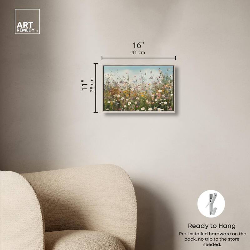 Glimmering Glade Garden III Canvas by Art Remedy