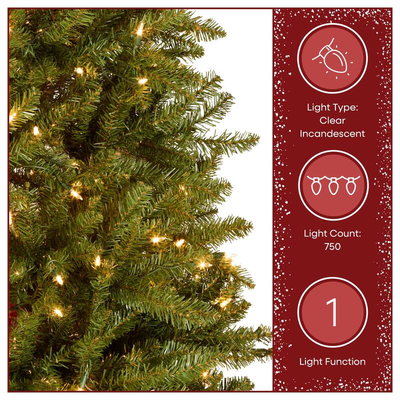 National Tree Company 7.5 ft. Fir Pre-lit or Unlit Artificial Christmas Tree - 7.5 Foot