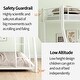 preview thumbnail 4 of 14, White Bunk Bed Noise Reduced Bed, CPC Certified, Twin over Full
