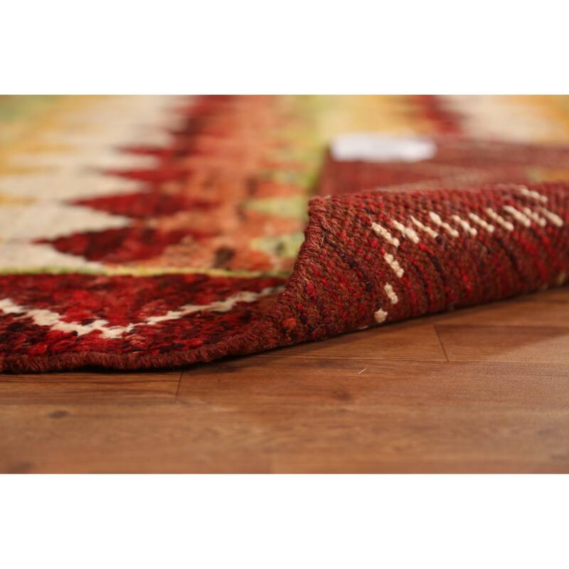Trellis Geometric Moroccan Oriental Area Rug Hand-Knotted Wool Carpet - 6'9" x 10'1"