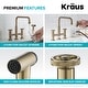 preview thumbnail 8 of 165, Kraus Urbix Industrial Solid Brass Kitchen Faucet