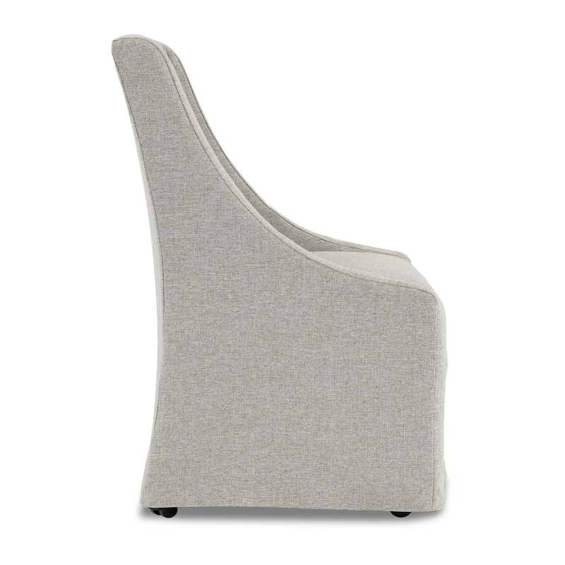 Classic Home Warwick Upholstered Rolling Dining Chair