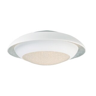 Maxim Frosted Shade 1-light Bronze Essentials 5850 Flush Mount Light