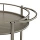 preview thumbnail 13 of 13, Lifestorey Devin Oval Metal Bar Cart