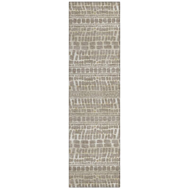 Machine Washable Indoor/ Outdoor Modern Winfield Chantille Rug