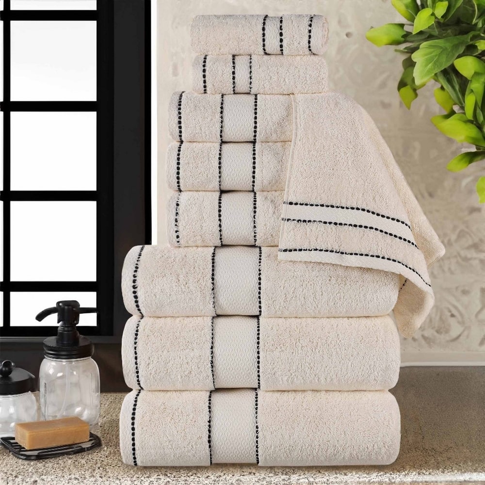 Superior Niles Cotton Ultra-Plush Absorbent 9 Piece Towel Set