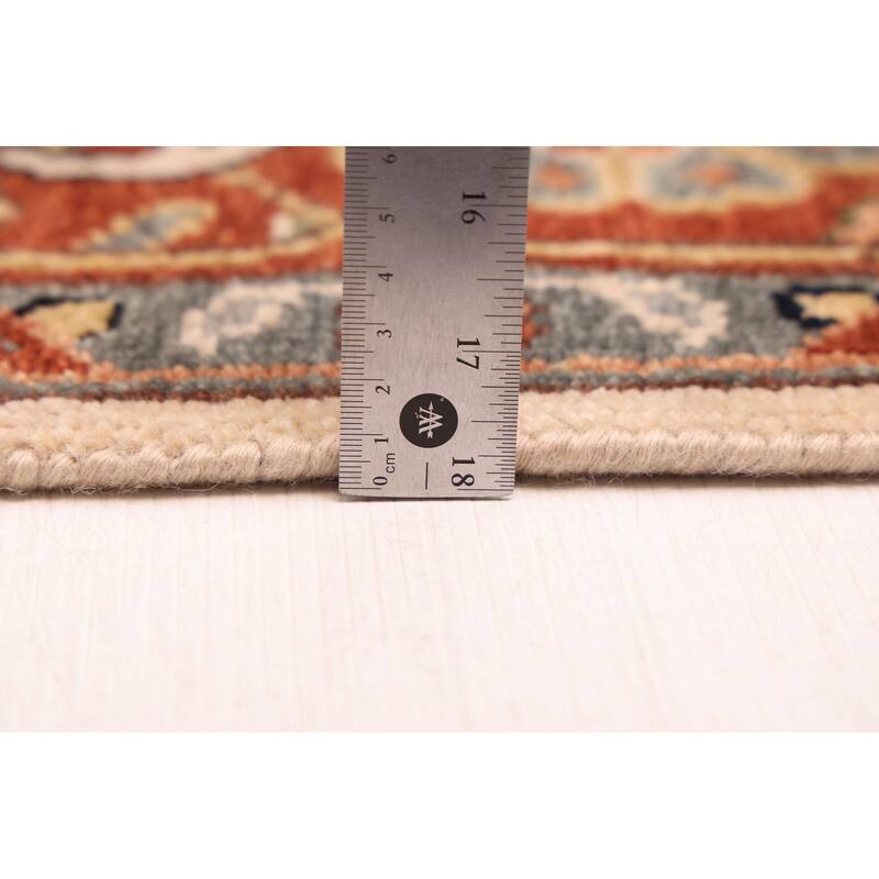 ECARPETGALLERY Hand-knotted Jules Sultane Ivory Wool Rug - 5'8 x 8'9