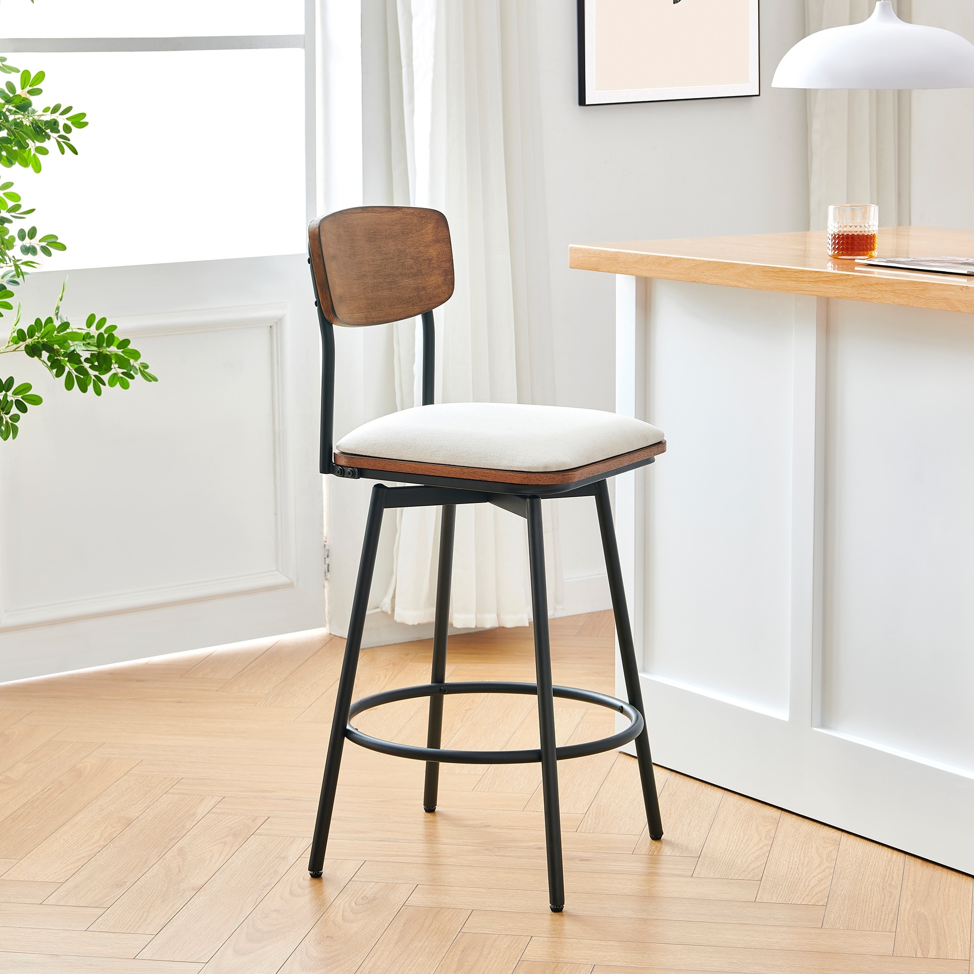 Colesberry swivel bar & counter stool andover mills seat height sales