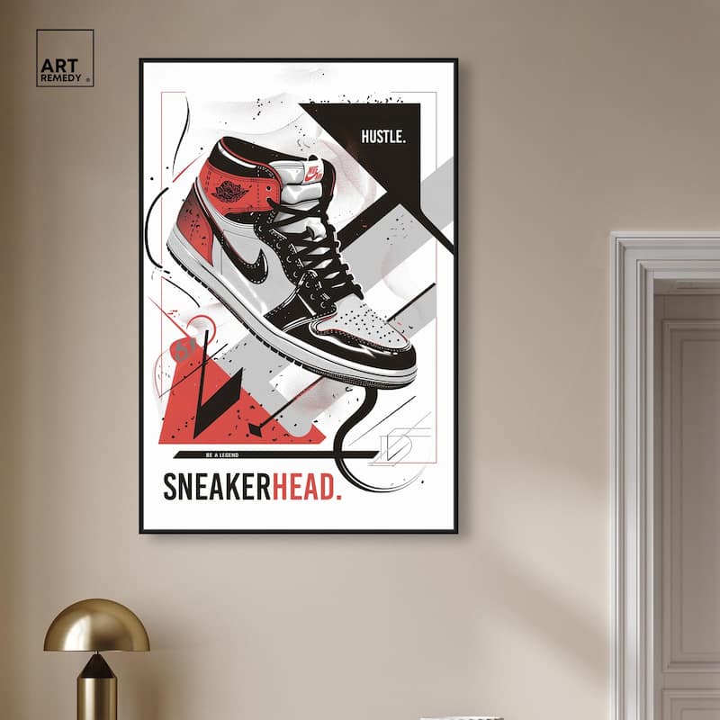 Stylish Sneakerhead Canvas by Art Remedy