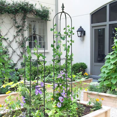 6.2ft Lightweight Rust-Proof Garden Obelisk Trellis