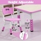 preview thumbnail 14 of 33, Kids Table and 6 Chair Set Height Adjustable