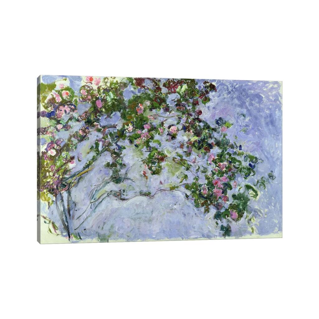 iCanvas "The Roses, 1925-26 " by Claude Monet Canvas Print
