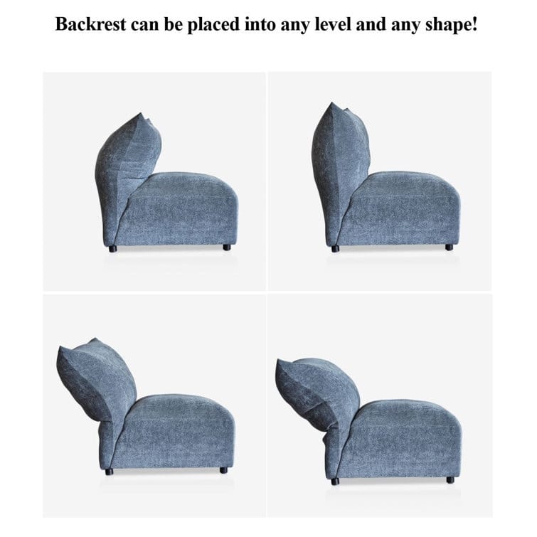 Lukshya 3 - Piece Upholstered Chaise Sectional