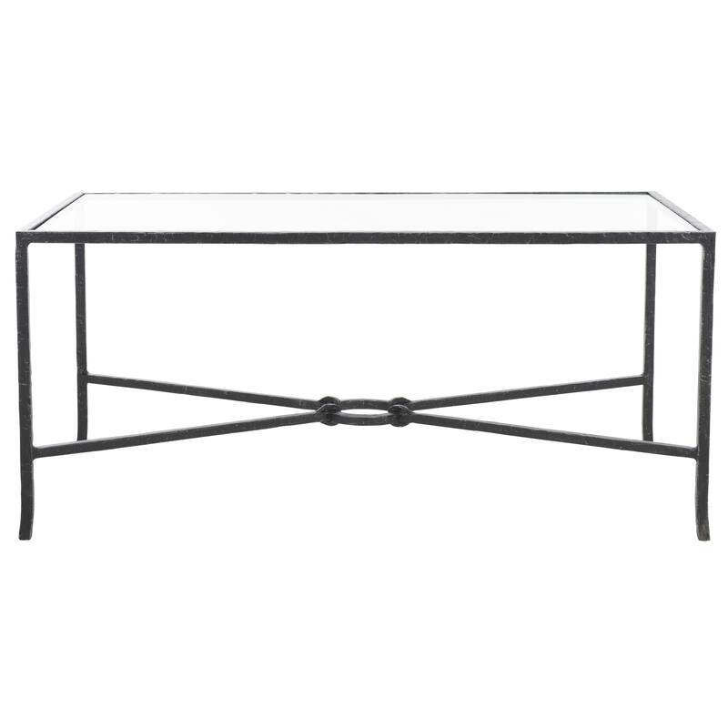 SAFAVIEH Couture Tauri Forged Metal Rectangle Coffee Table - 41"W x 23"D x 18"H