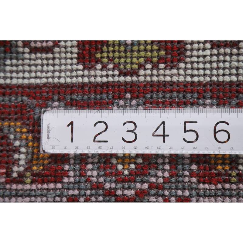 Light Blue Heriz Serapi Indian Rug Handmade Wool Carpet - 2'11"x 5'0"