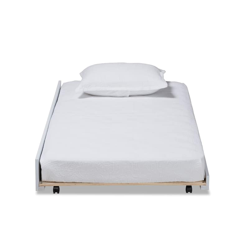 Alya Classic Traditional Farmhouse Twin Size Trundle (Trundle Only)