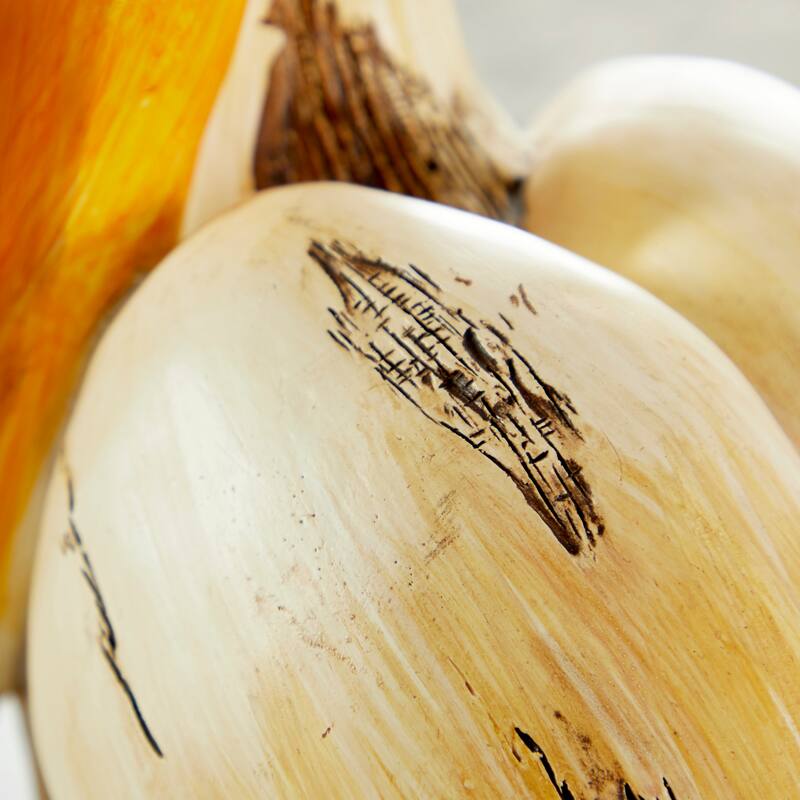 Cream Polystone Pelican Decorative Sculpture