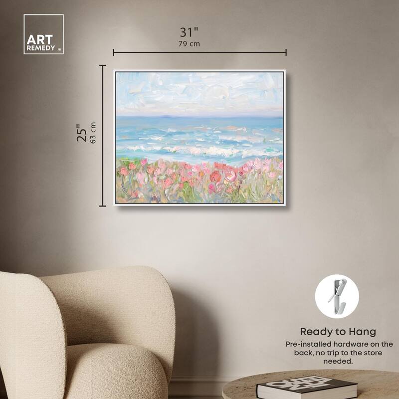 Waves of Peace Canvas by Art Remedy