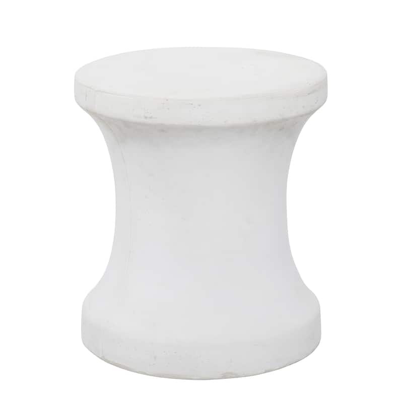 Contemporary Fiberclay Stool - 14 x 14 x 16