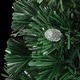 preview thumbnail 9 of 17, vidaXL Artificial Christmas Tree with Stand/LED 5/6/7/8 ft Fiber Optic