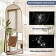 preview thumbnail 21 of 30, Metal Arch Full Length Mirror Floor Mirror Wall-Mounted