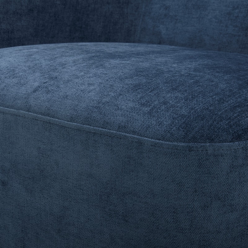 Spruce & Spring Ray Modern Swivel Accent Barrel Chairs