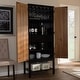 preview thumbnail 10 of 9, Mid-Century Two-Tone Wine Cabinet by Baxton Studio