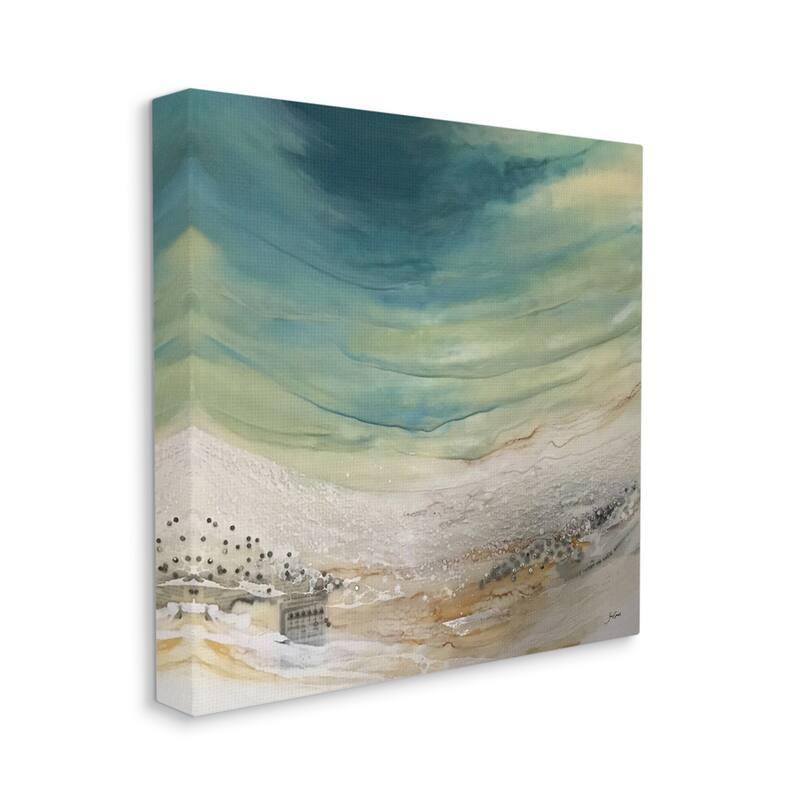 Stupell Enigmatic Landscape Scene Curved Abstract Beach Depiction Canvas Wall Art, Design by Stacy Gresell