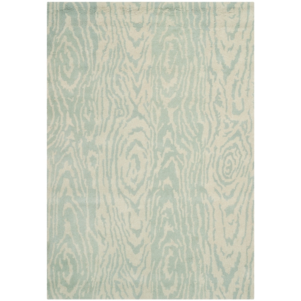 Martha Stewart by SAFAVIEH Handmade Layered Faux Bois Wool Rug