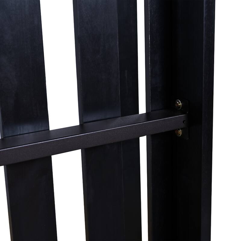 Patio Twin Size Porch Swing Bed Seating with Hemp Ropes