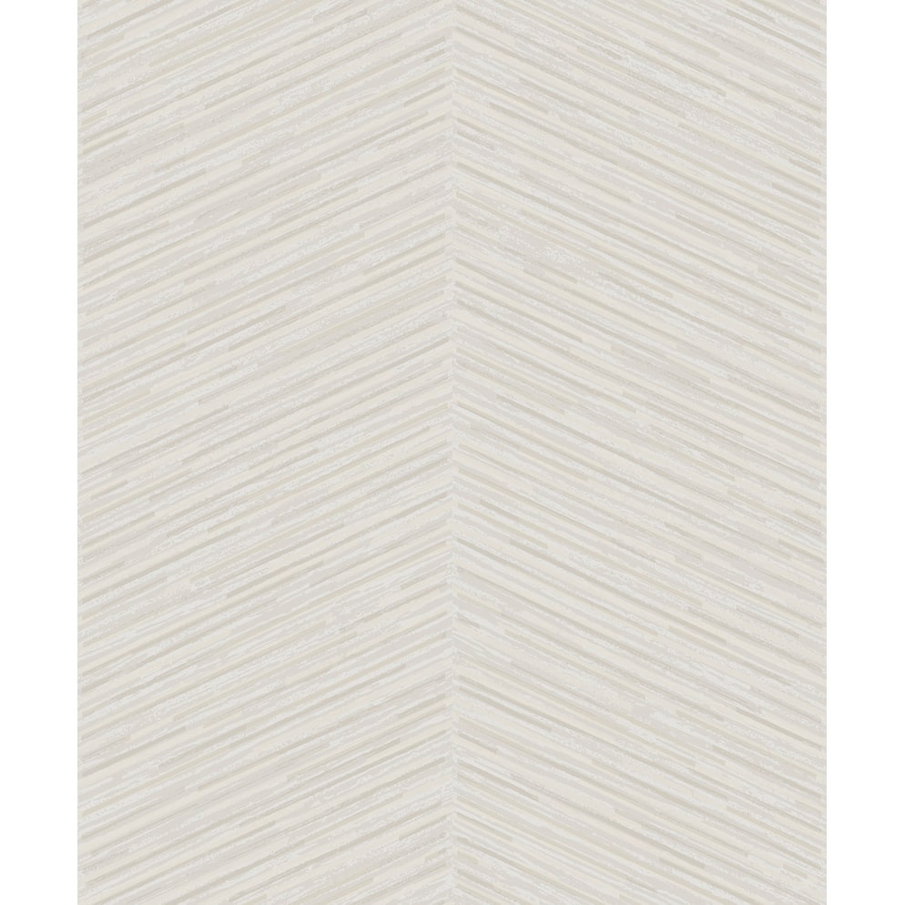 Seabrook Designs Herringbone Stripe Unpasted Wallpaper