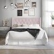 preview thumbnail 12 of 25, CraftPorch Luxurious Velvet Wingback Tufted Upholstered Bed