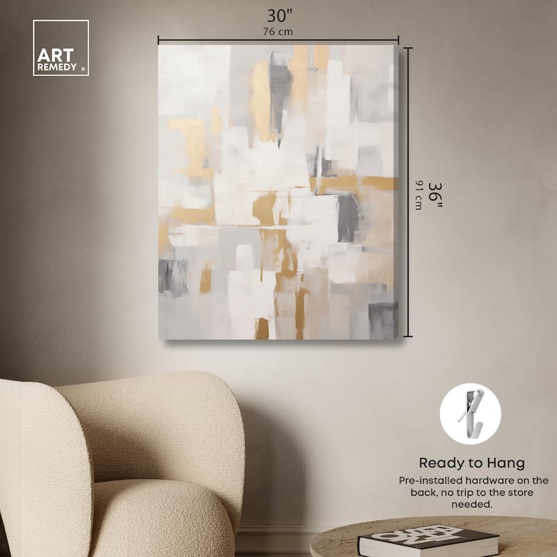 Soft Brilliance II Canvas by Art Remedy, Gallery Wrapped